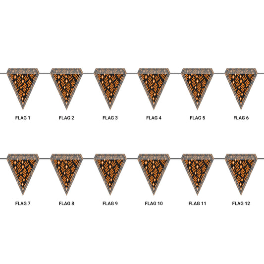 Flag Garland | Princeton, New Jersey | Laurel