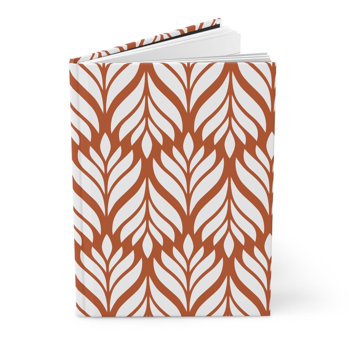Journal | Dark Orange & White | Palm