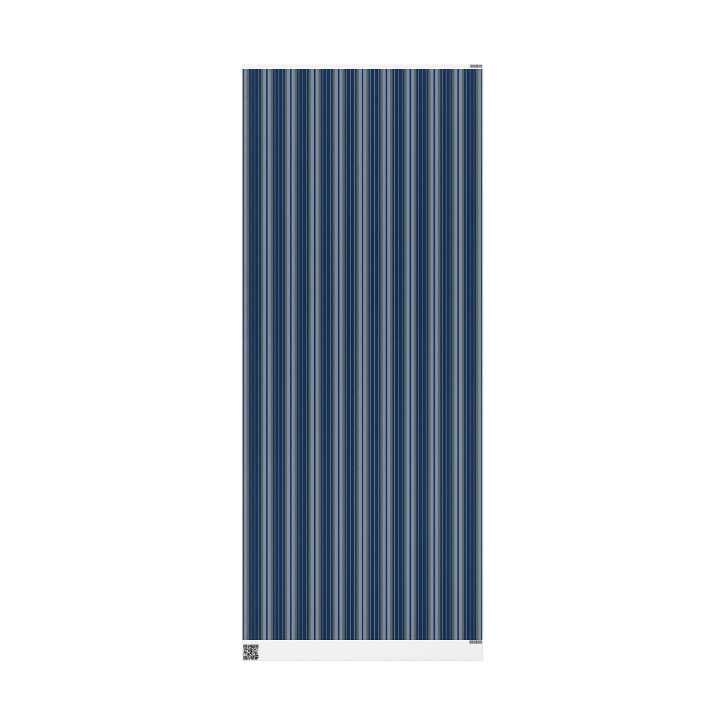 Gift Wrap | Blue & Gold | Stripe