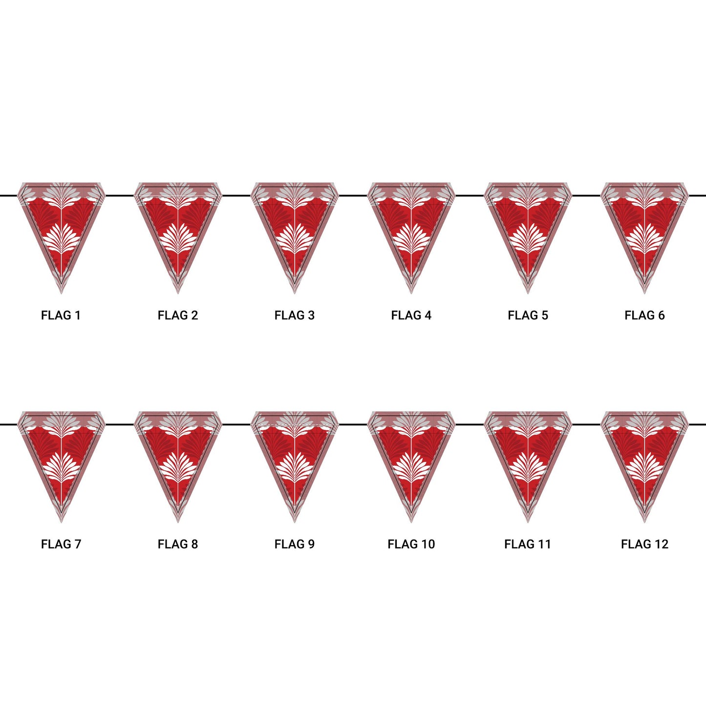 Flag Garland | Madison, Wisconsin | Deco