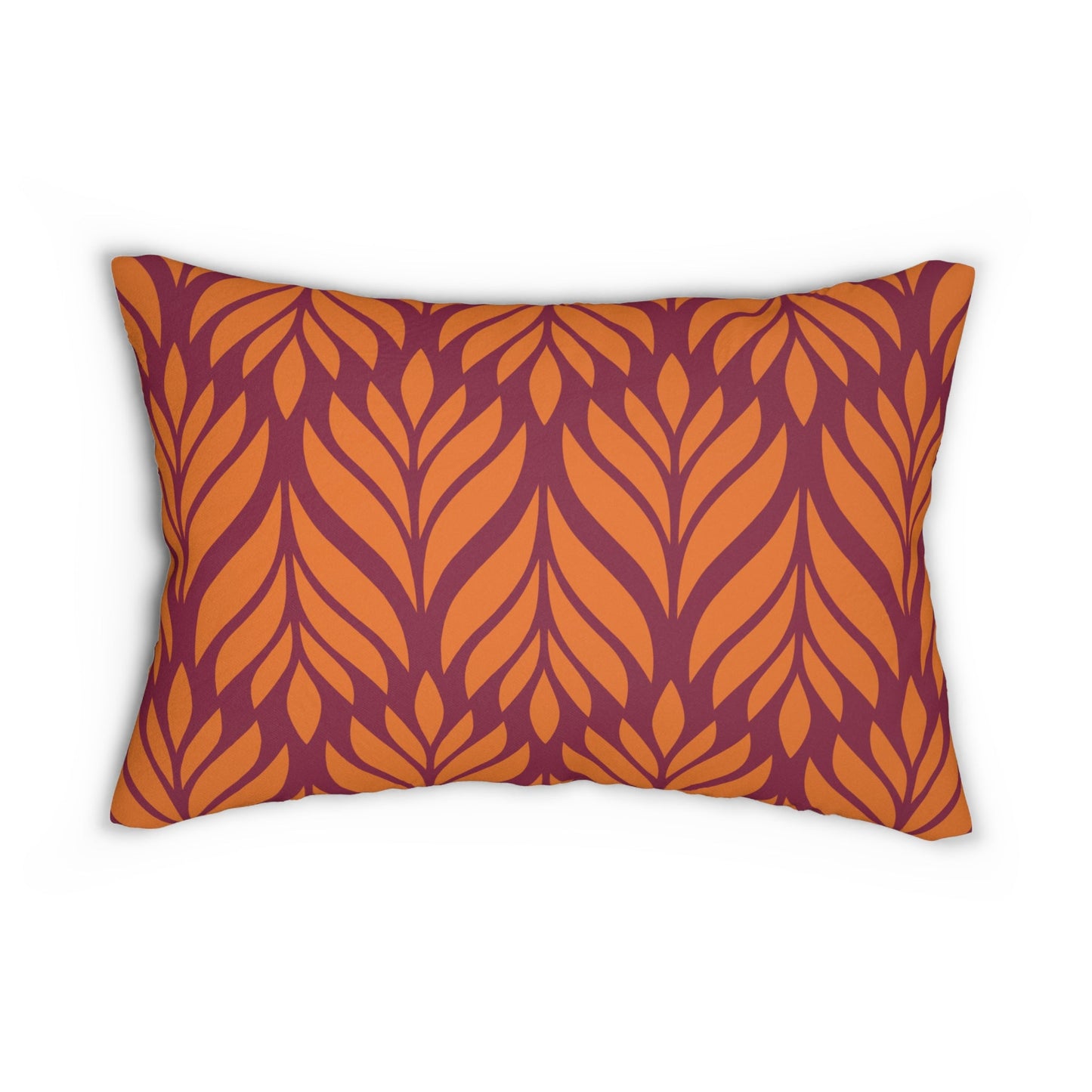 Pillow | Maroon & Orange | Palm