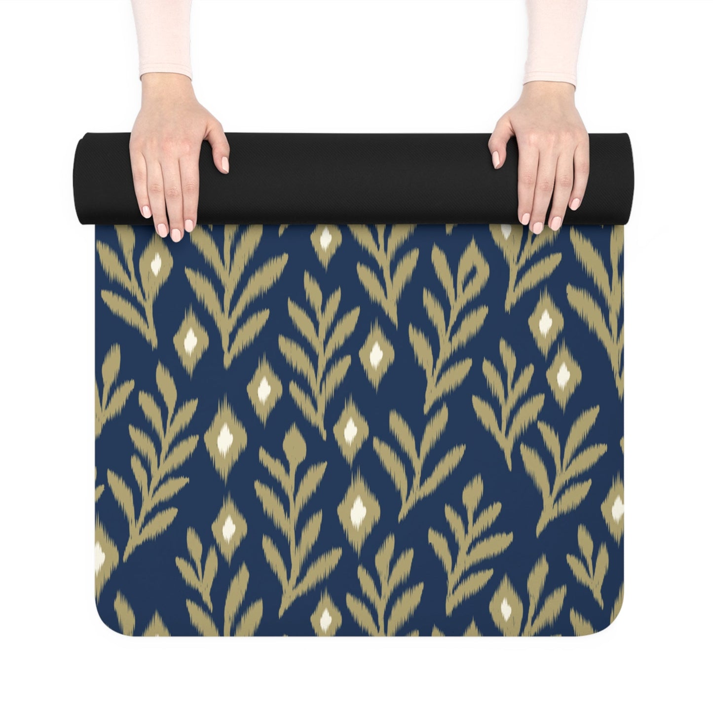 Yoga Mat | Blue & Gold | Laurel