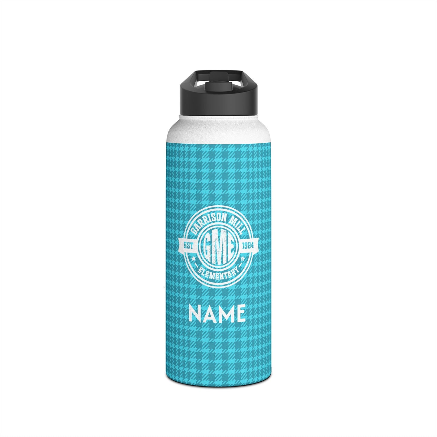 Insulated Water Bottle | Greyhounds | Teal Tartan