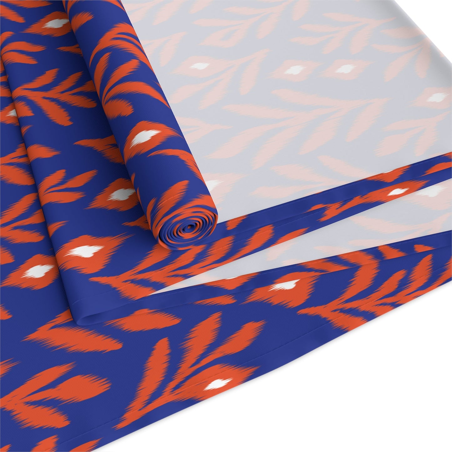 Table Runner | Bright Blue & Orange | Laurel
