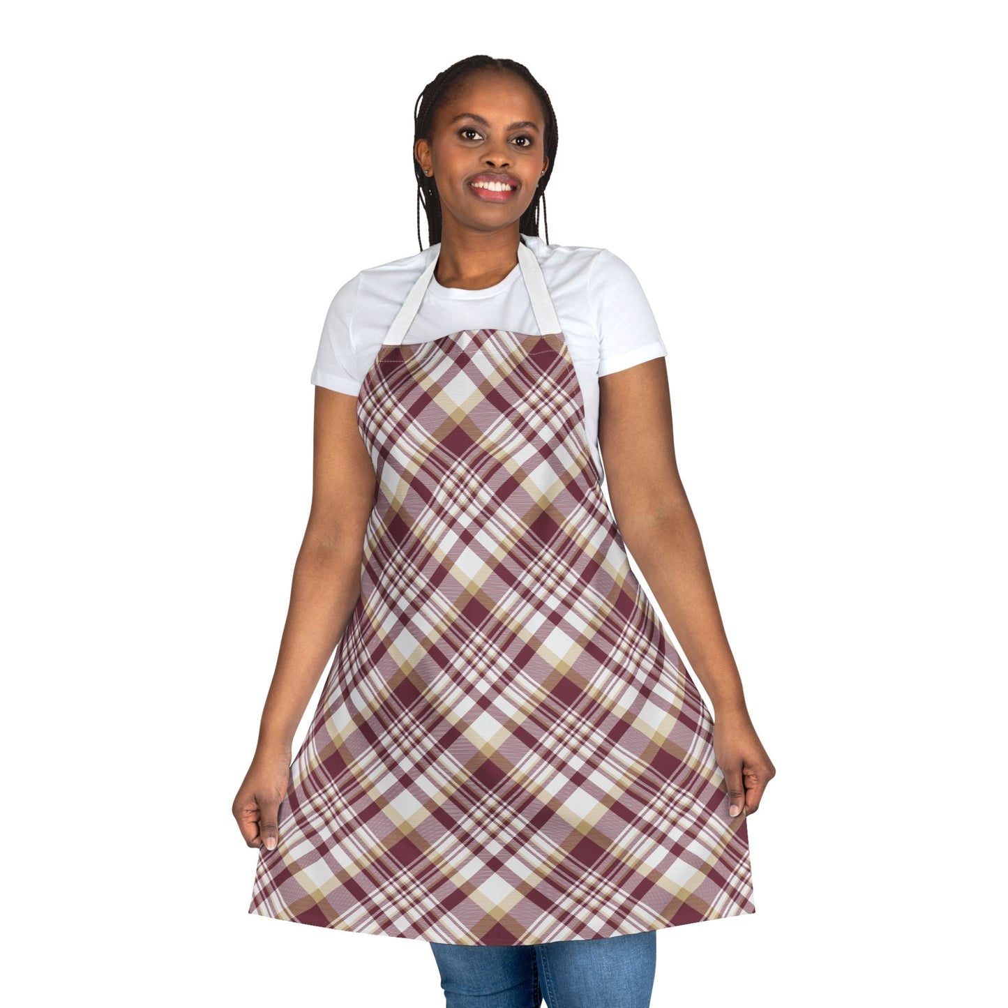 Apron | Maroon & Gold | Tartan