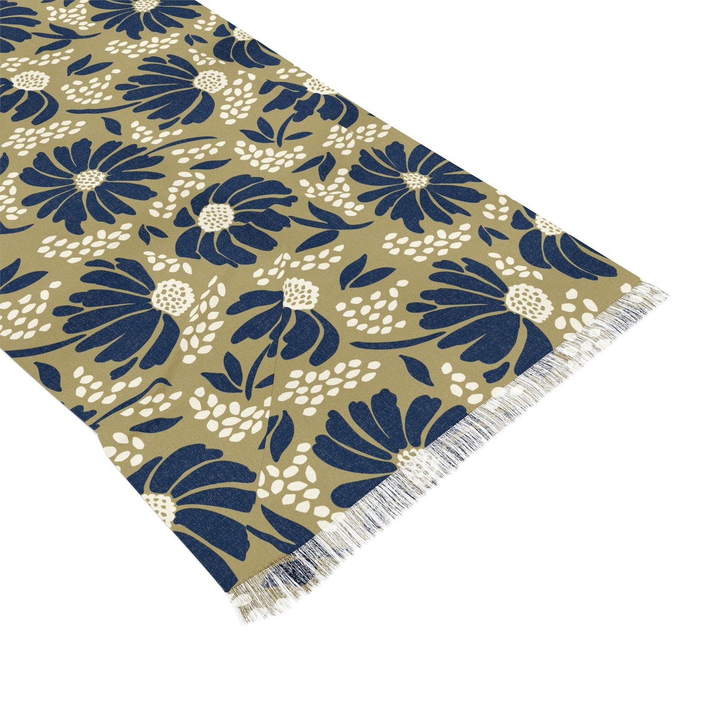 Scarf | Blue & Gold | Bellis