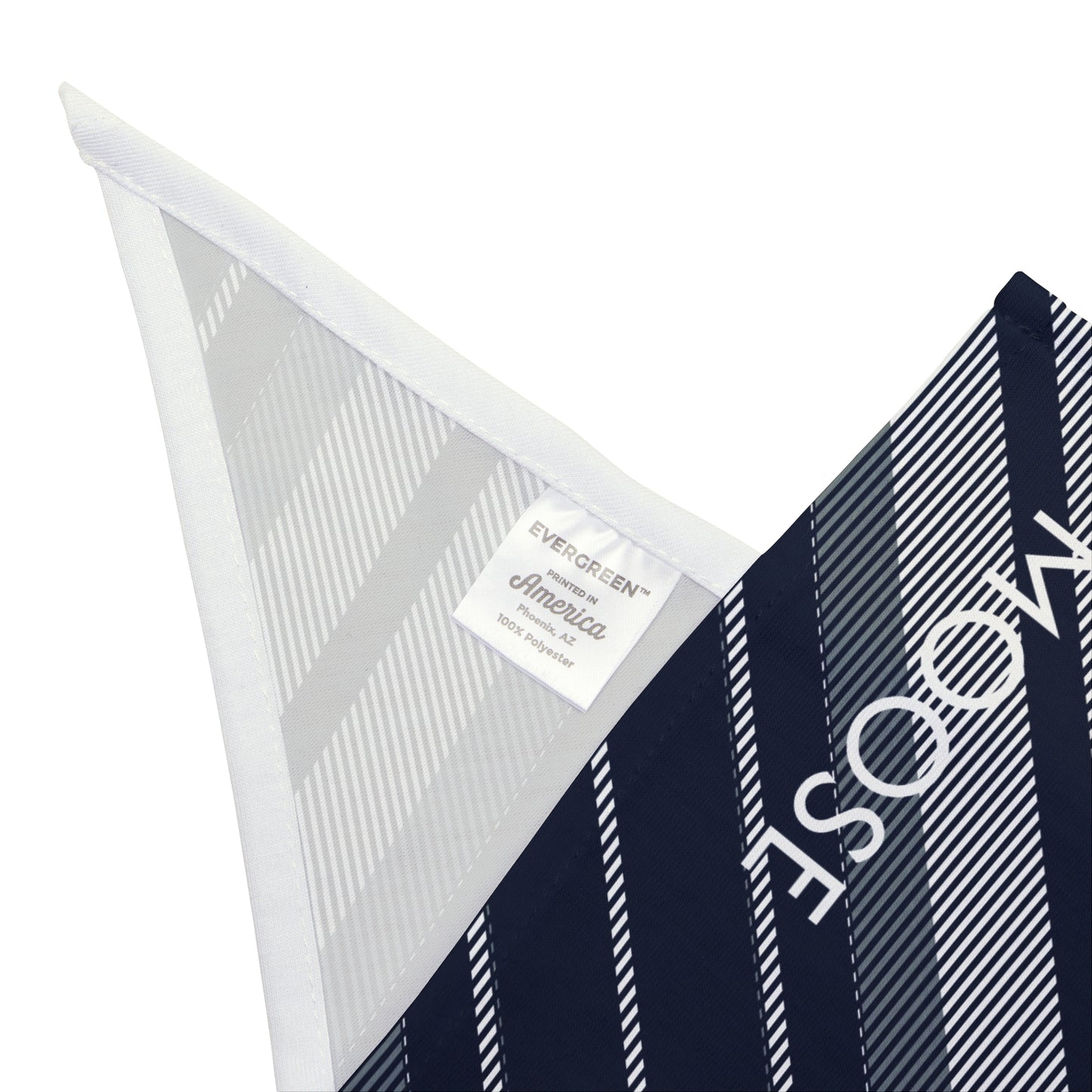 Pet Bandana- Personalized | Navy & White | Stripe