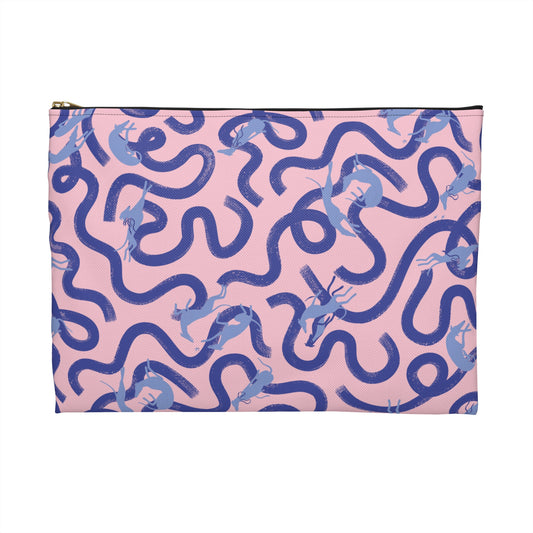 Accessory Pouch | Greyhounds | Pink Ribbon
