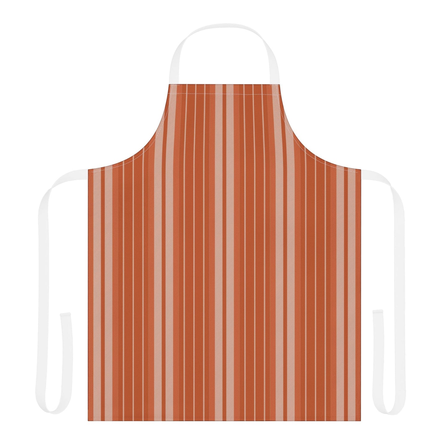 Apron | Dark Orange & White | Stripe