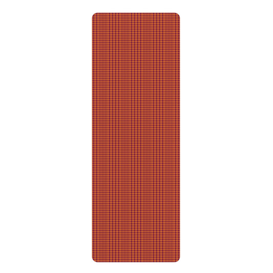 Yoga Mat | Maroon & Orange | Tweed