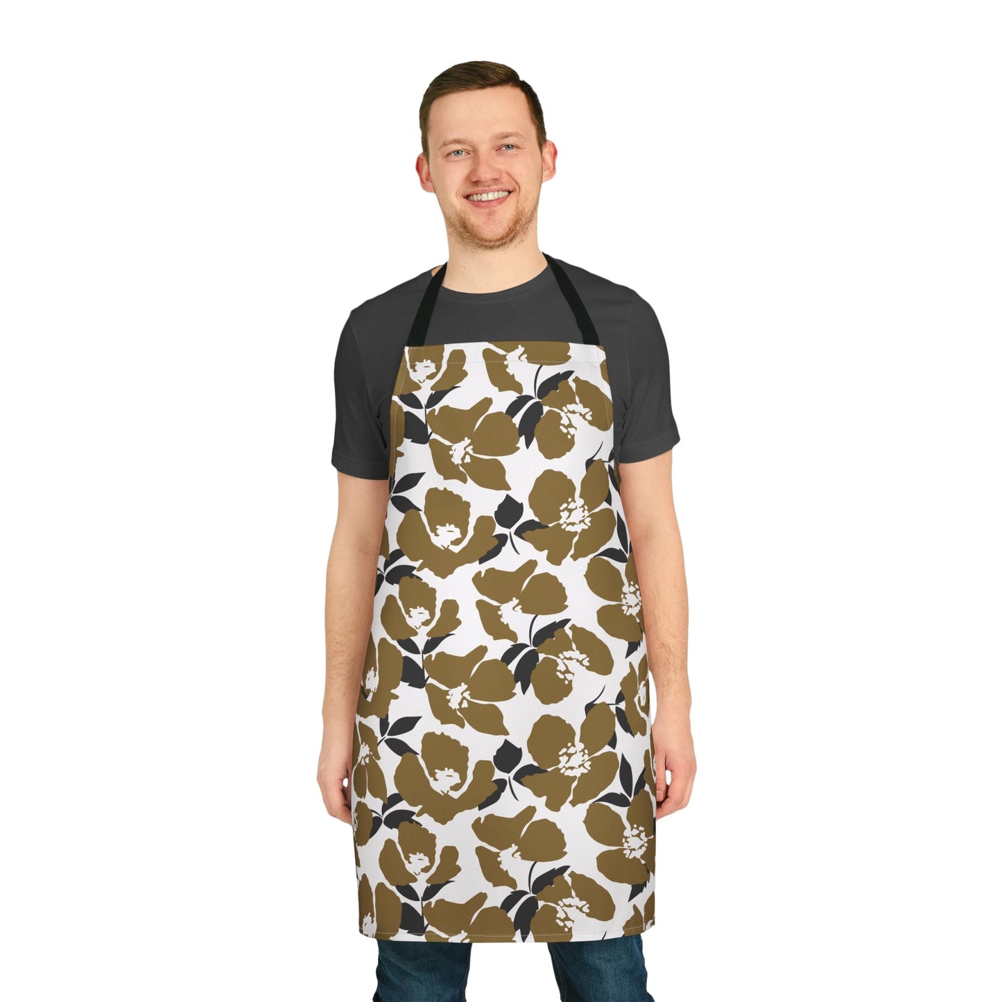 Apron | Black & Gold | Poppy
