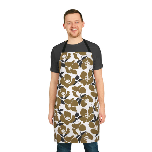Apron | Black & Gold | Poppy
