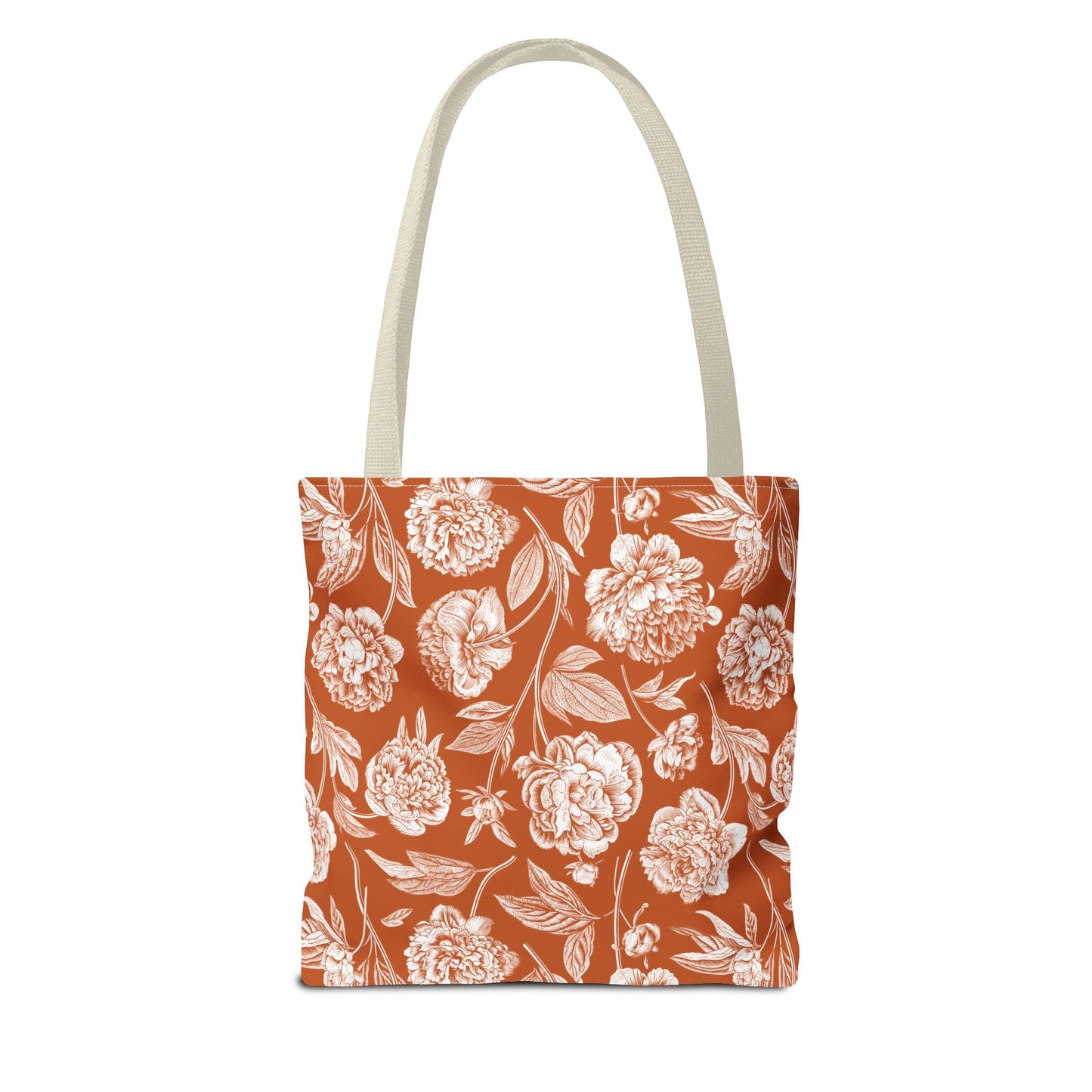 Totes | Dark Orange & White | Peony