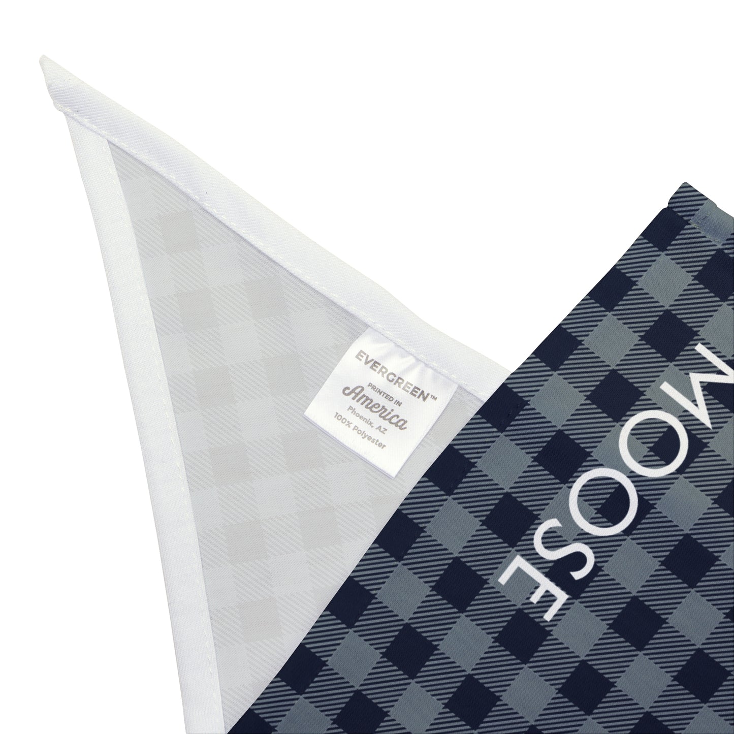 Pet Bandana- Personalized | Navy & White | Gingham
