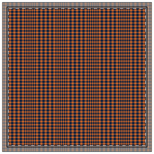 Napkins | Orange & Blue | Tweed