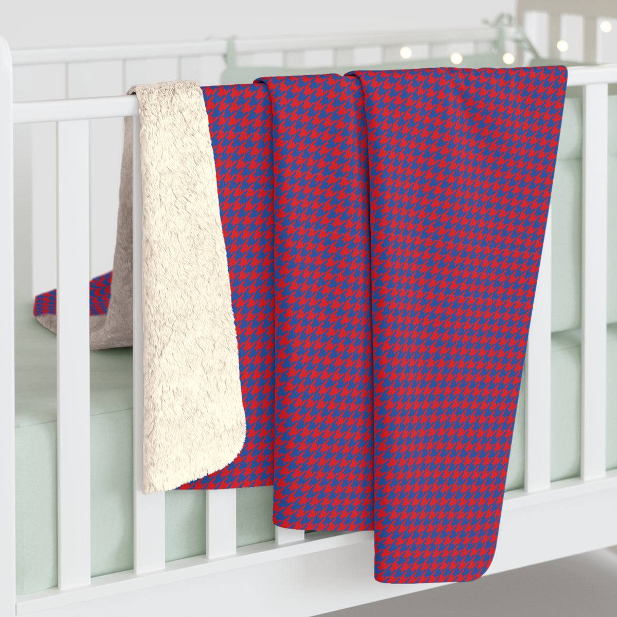 Sherpa Blanket | Lawrence, Kansas | Houndstooth