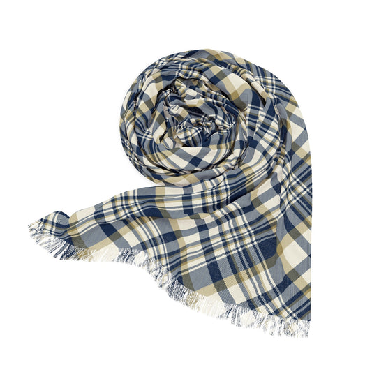 Scarf | Blue & Gold | Tartan