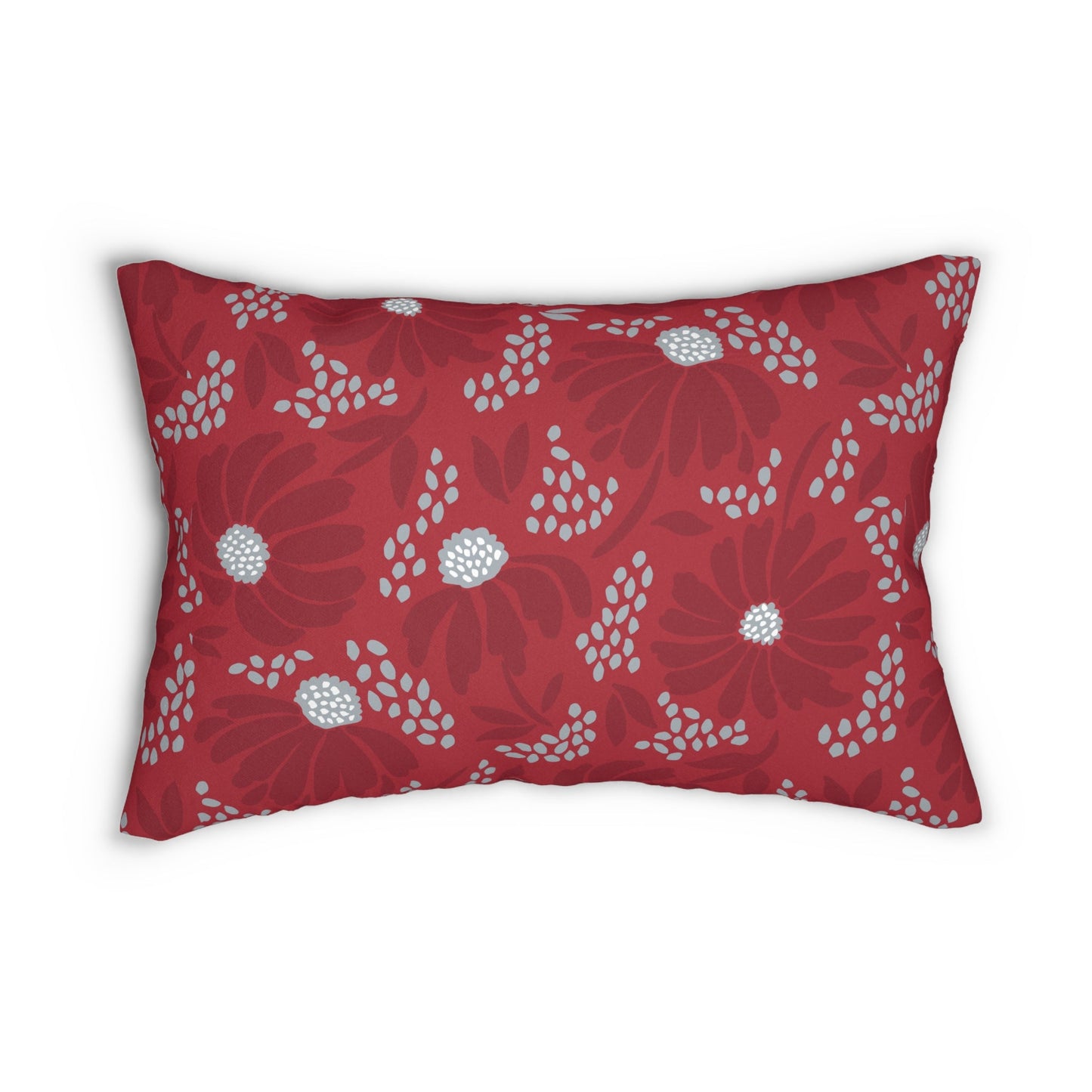 Pillow | Red & Gray | Bellis