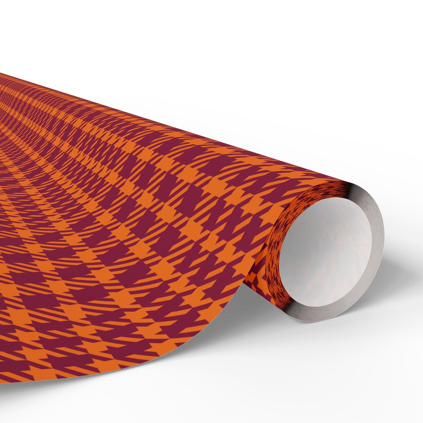 Gift Wrap | Maroon & Orange | Tweed