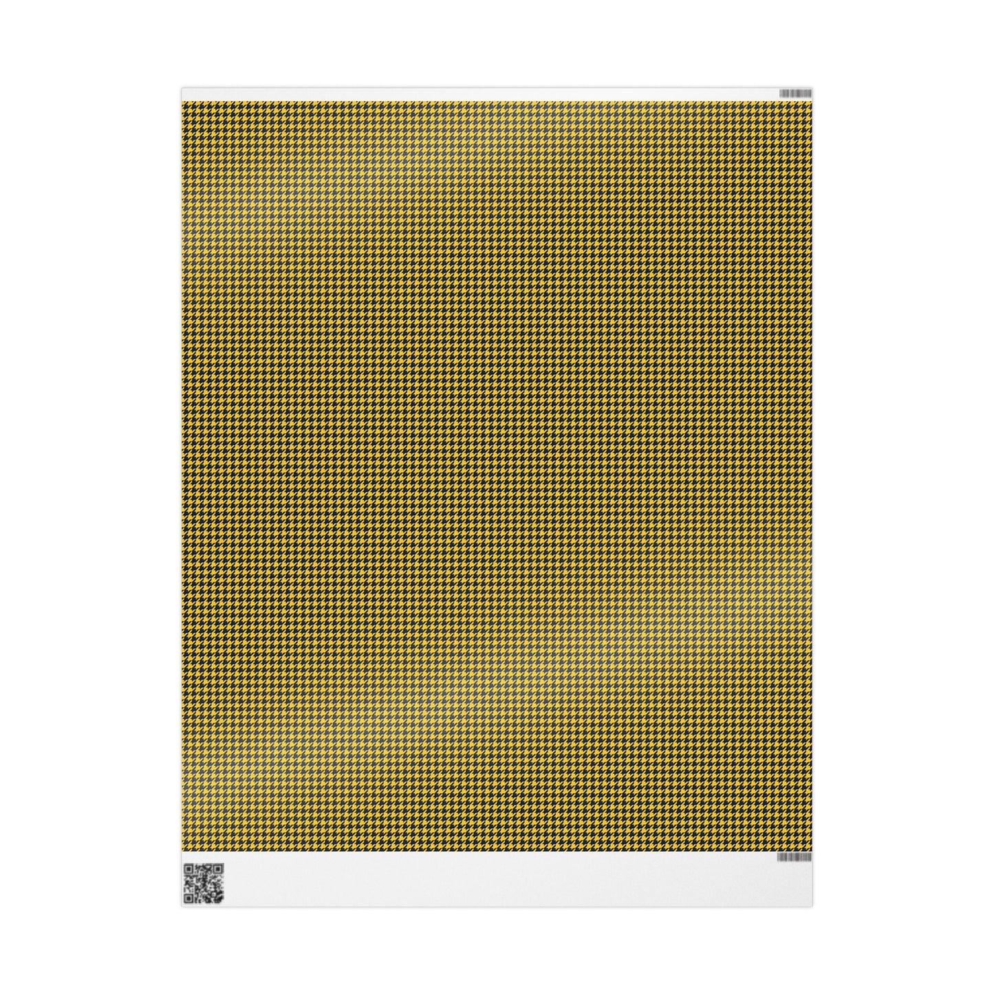 Gift Wrap | Yellow & Blue | Houndstooth