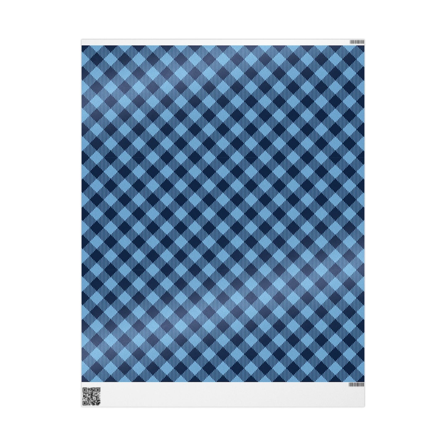Gift Wrap | Light Blue & White | Gingham