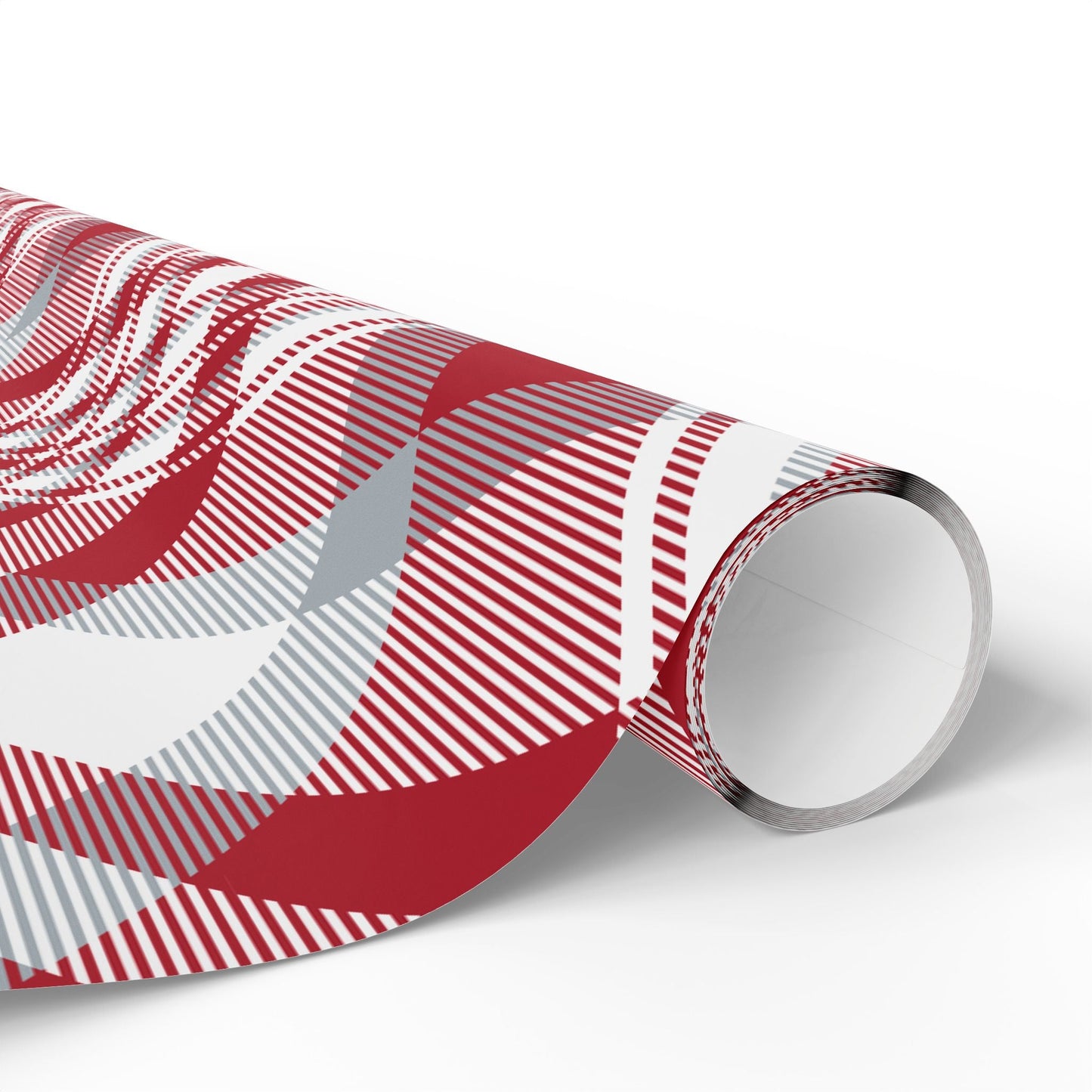 Gift Wrap | Red & Gray | Tartan