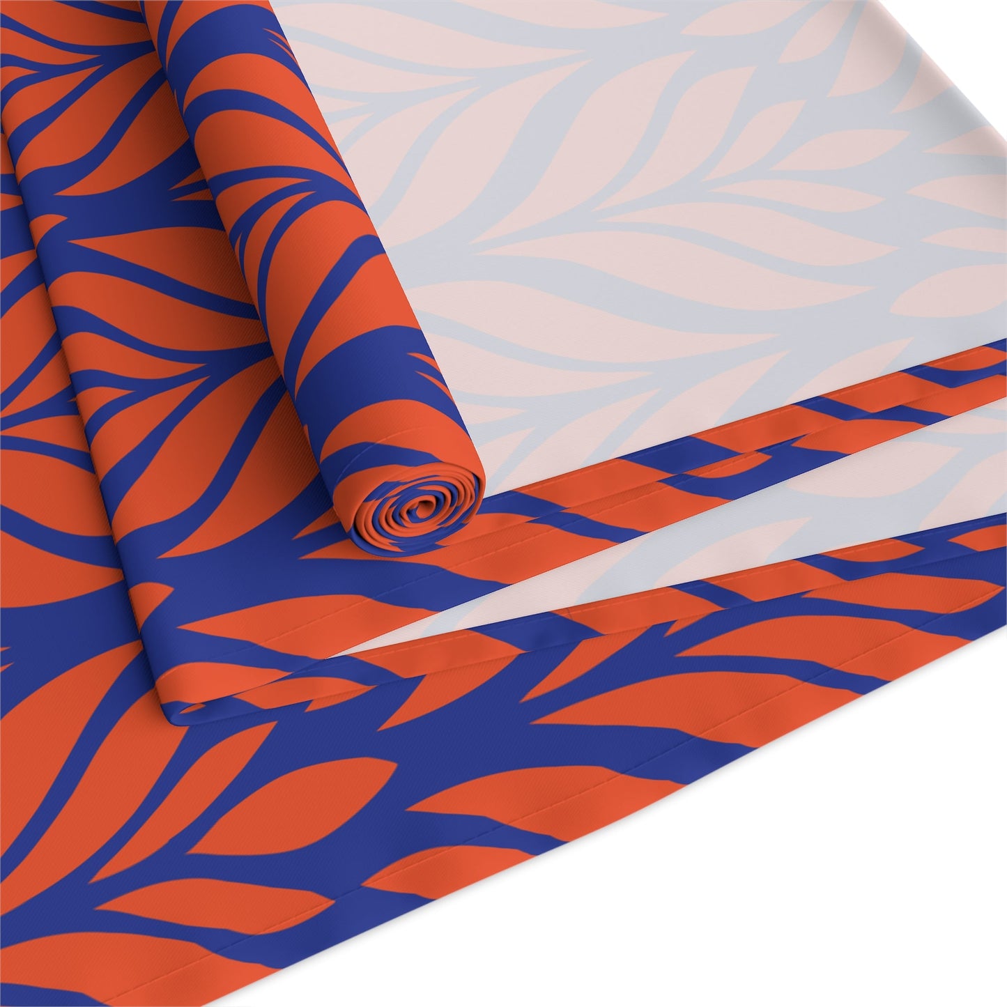 Table Runner | Bright Blue & Orange | Palm