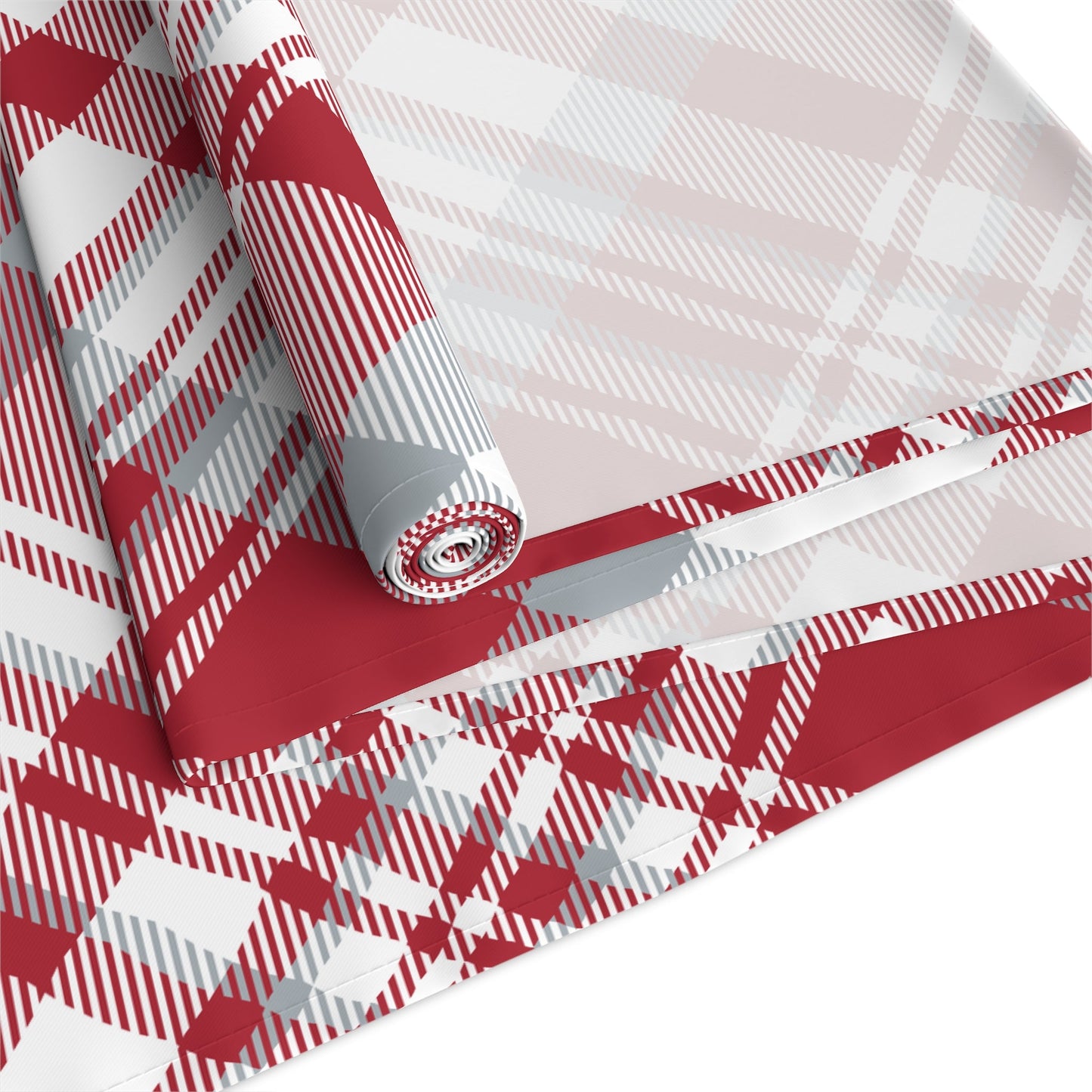 Table Runner | Red & Gray | Tartan
