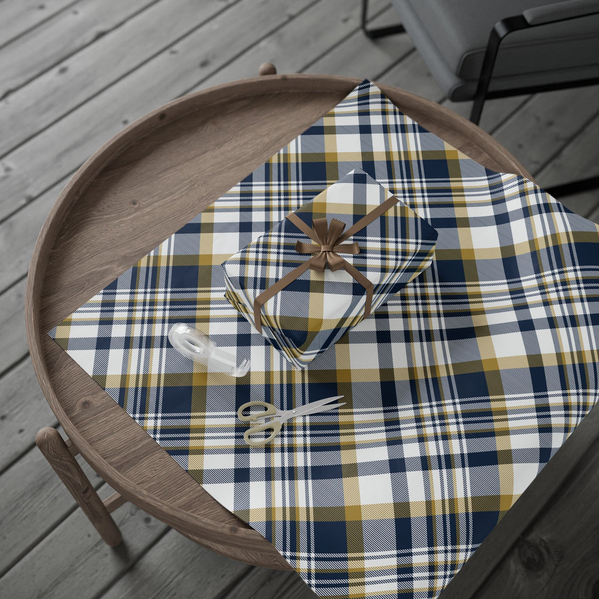 Gift Wrap | Notre Dame, Indiana | Tartan