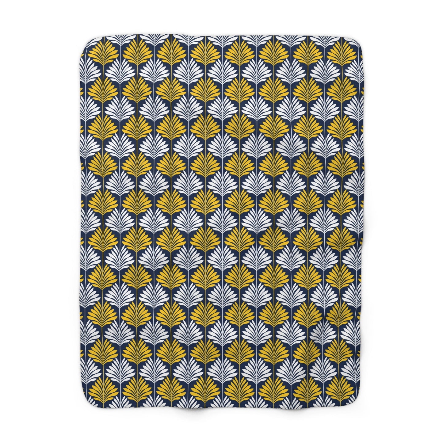 Sherpa Blanket | Yellow & Blue | Deco