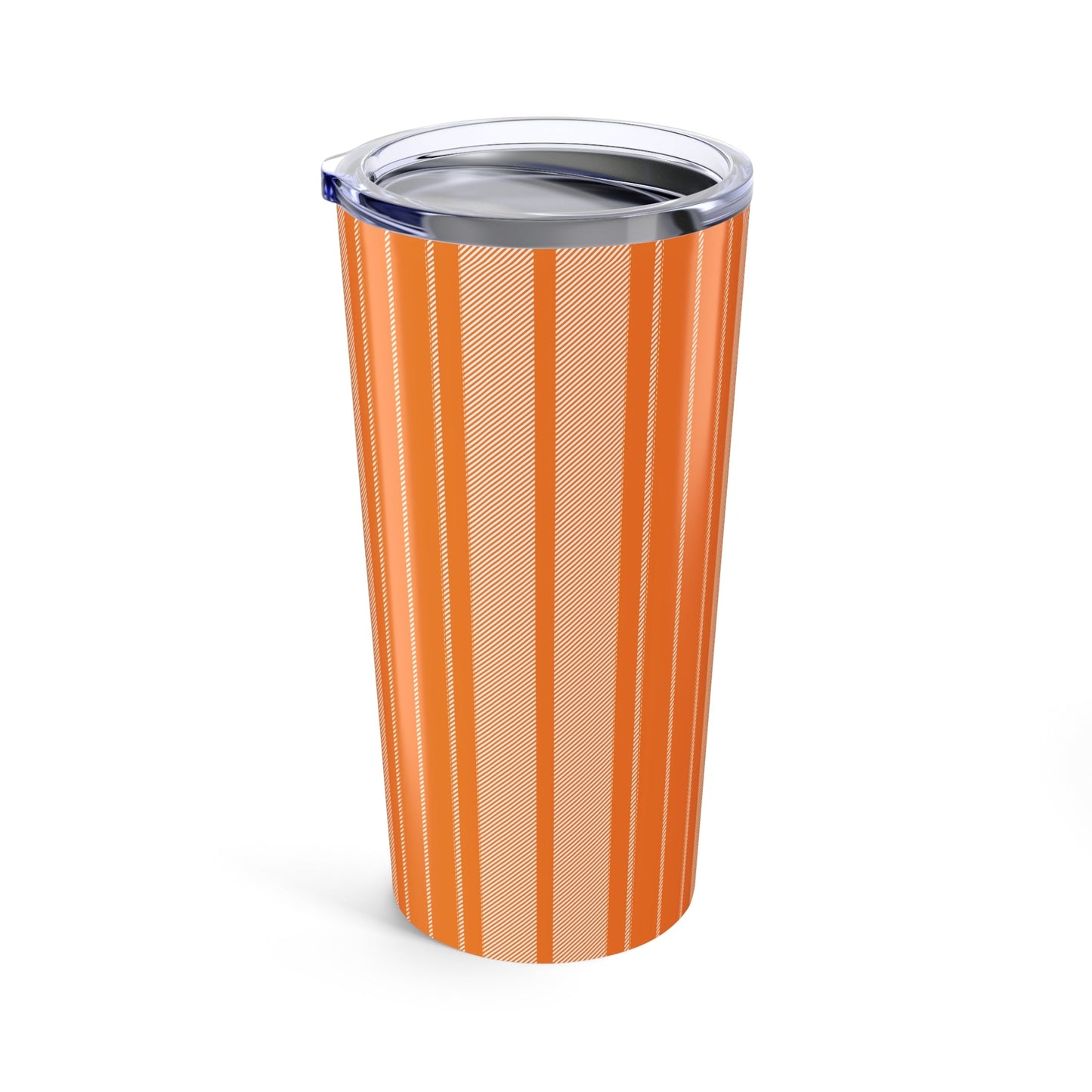 Tumbler | Orange & White | Stripe