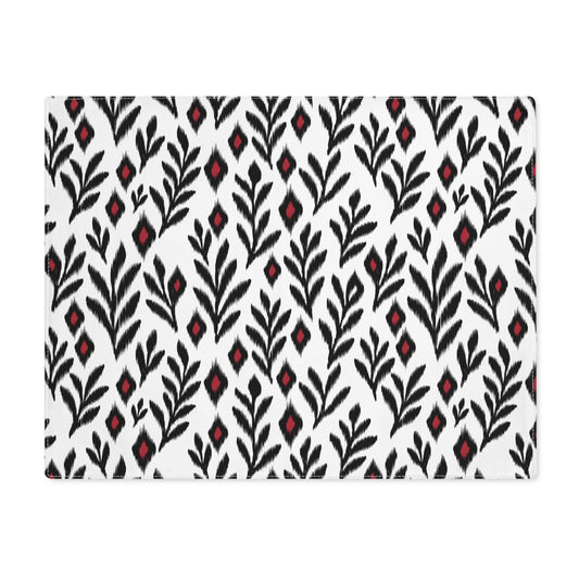 Placemat | Red & Black | Laurel