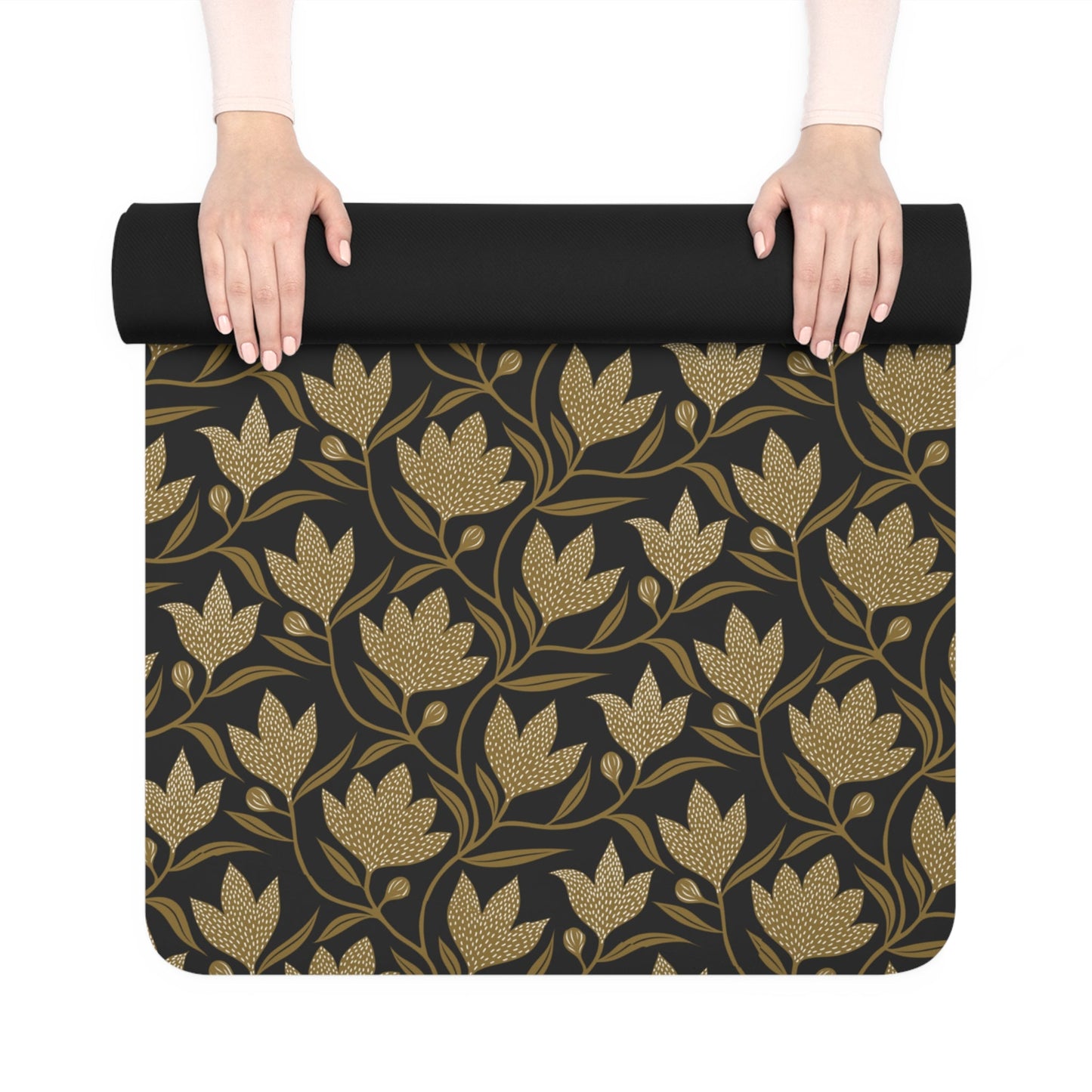 Yoga Mat | Black & Gold | Magnolia