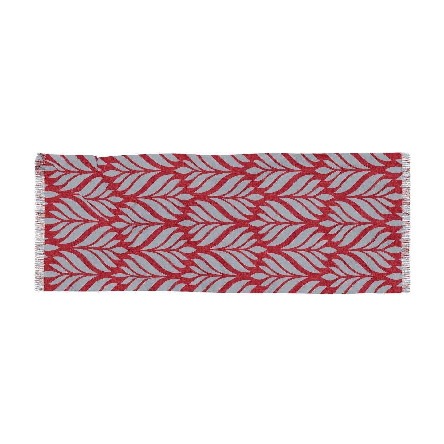 Scarf | Red & Gray | Palm