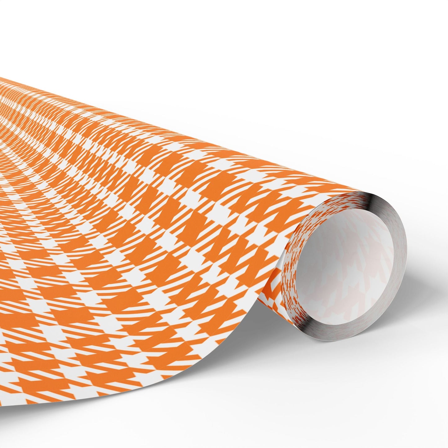 Gift Wrap | Orange & White | Tweed
