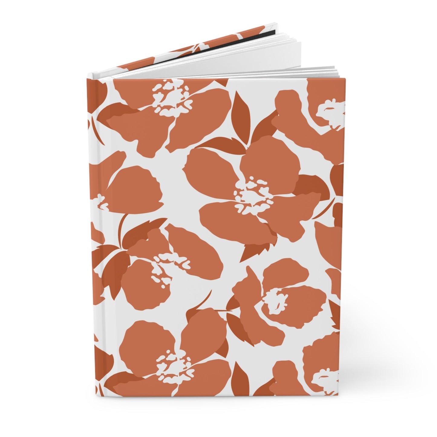 Journal | Dark Orange & White | Poppy