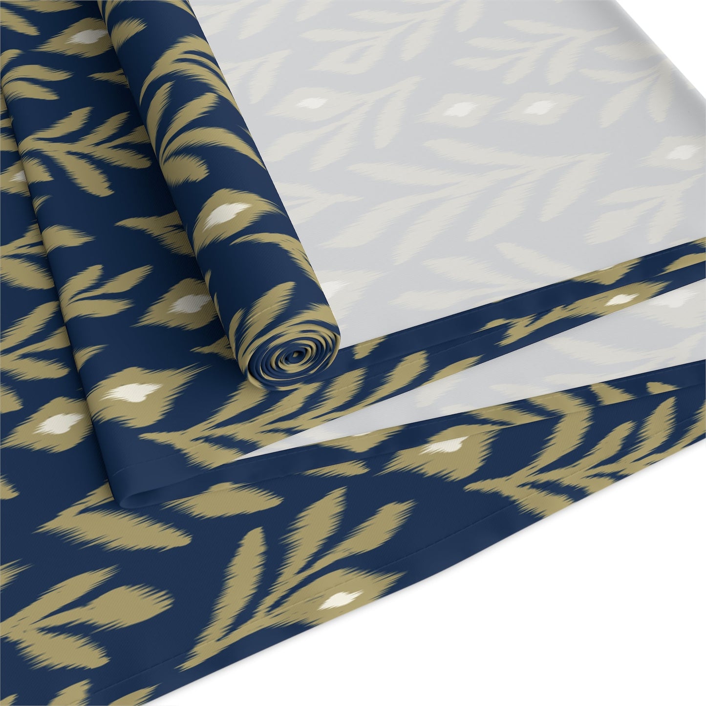 Table Runner | Blue & Gold | Laurel