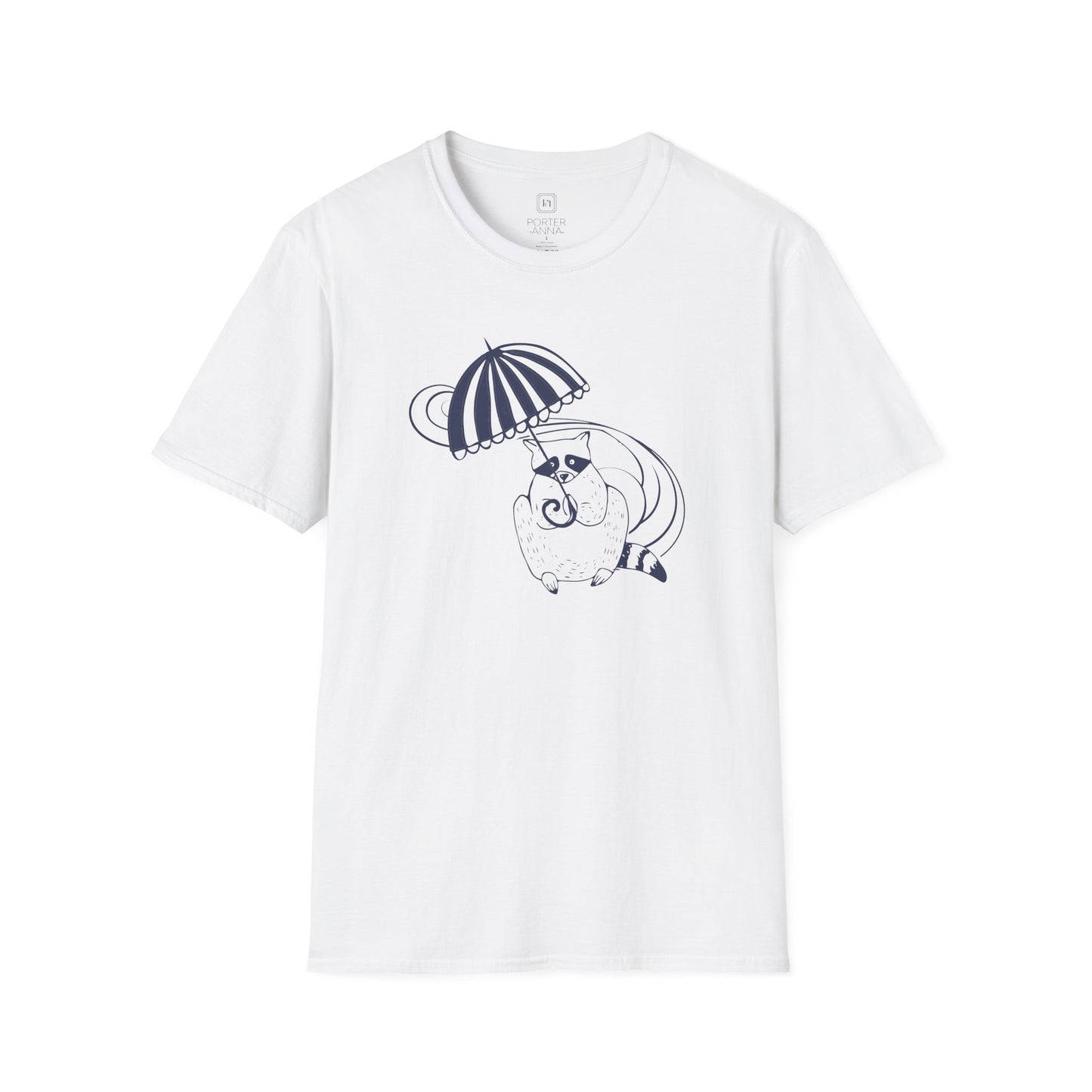NYP Adult Tee | Raccoon Umbrella