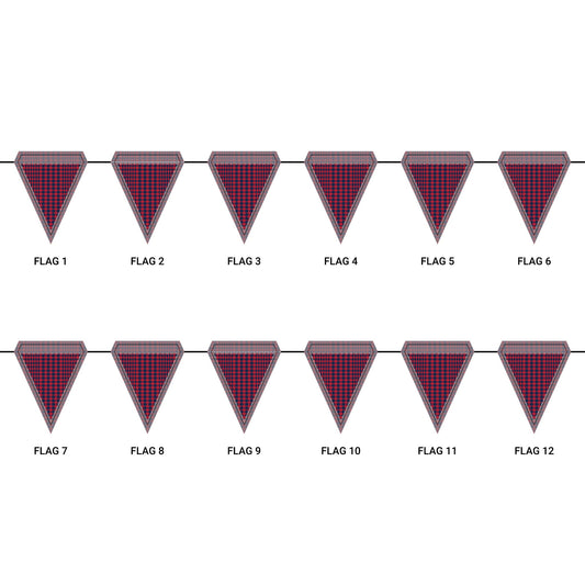 Flag Garland | Oxford, Mississippi | Tweed