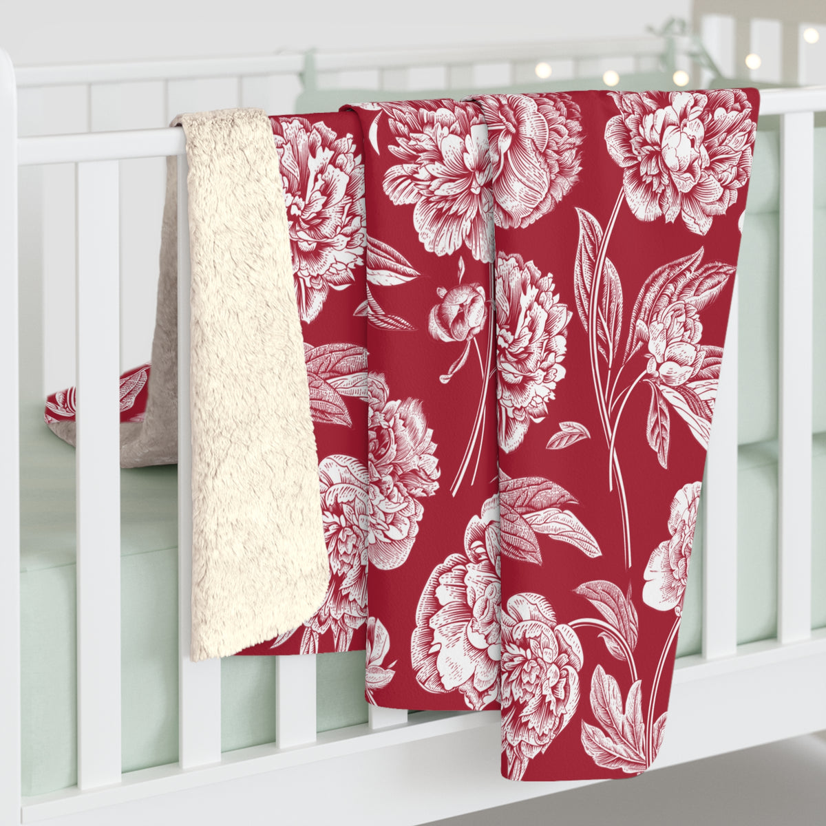 Sherpa Blanket | Bloomington, Indiana | Peony