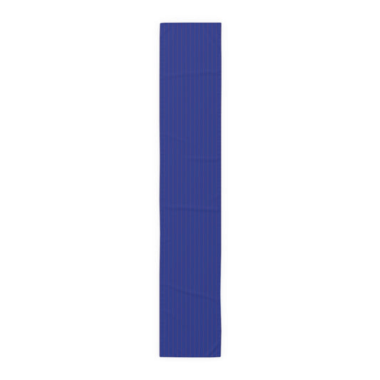 Table Runner | Bright Blue & Orange | Pinstripe