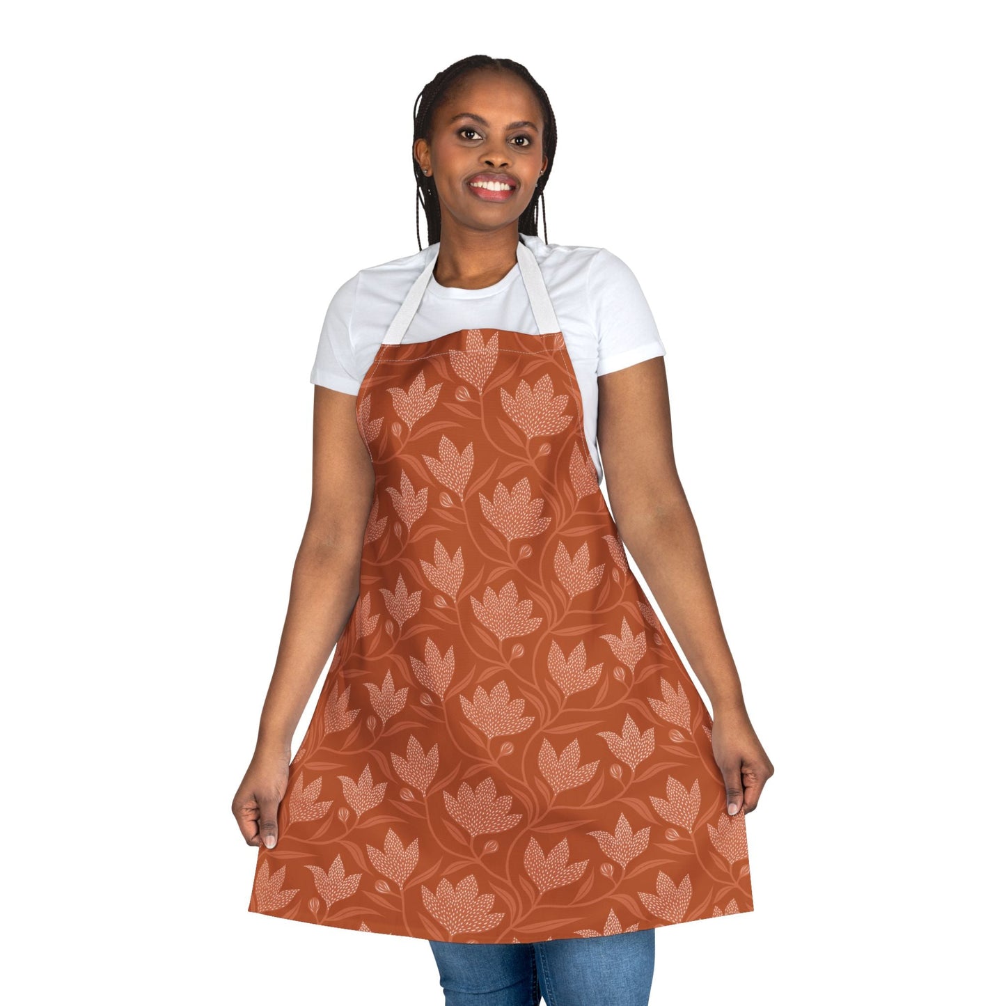 Apron | Dark Orange & White | Magnolia