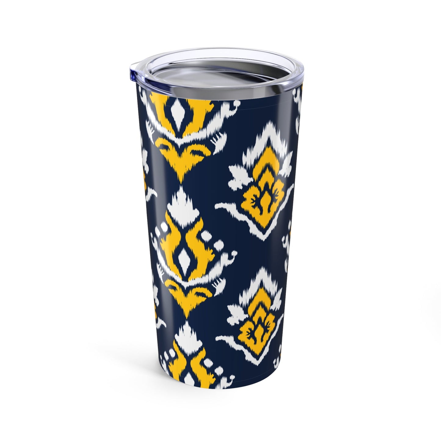 Tumbler | Yellow & Blue | Ikat