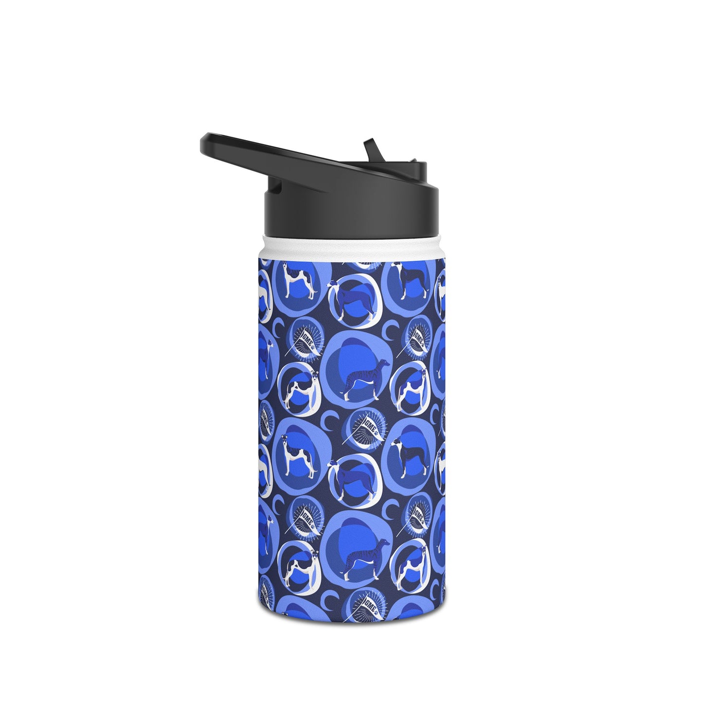 Insulated Water Bottle | Greyhounds | Blue Bubbles
