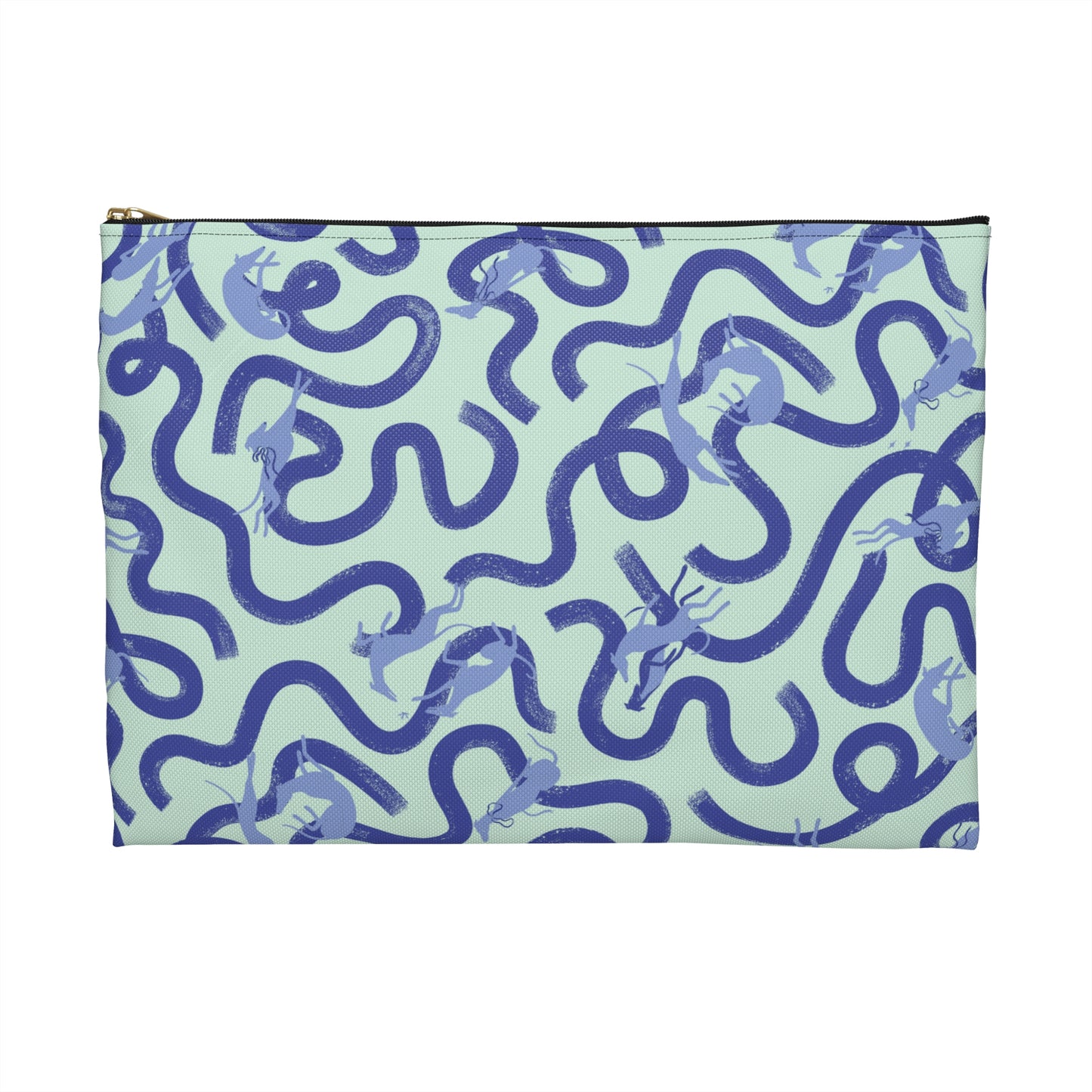 Accessory Pouch | Greyhounds | Teal Ribbon
