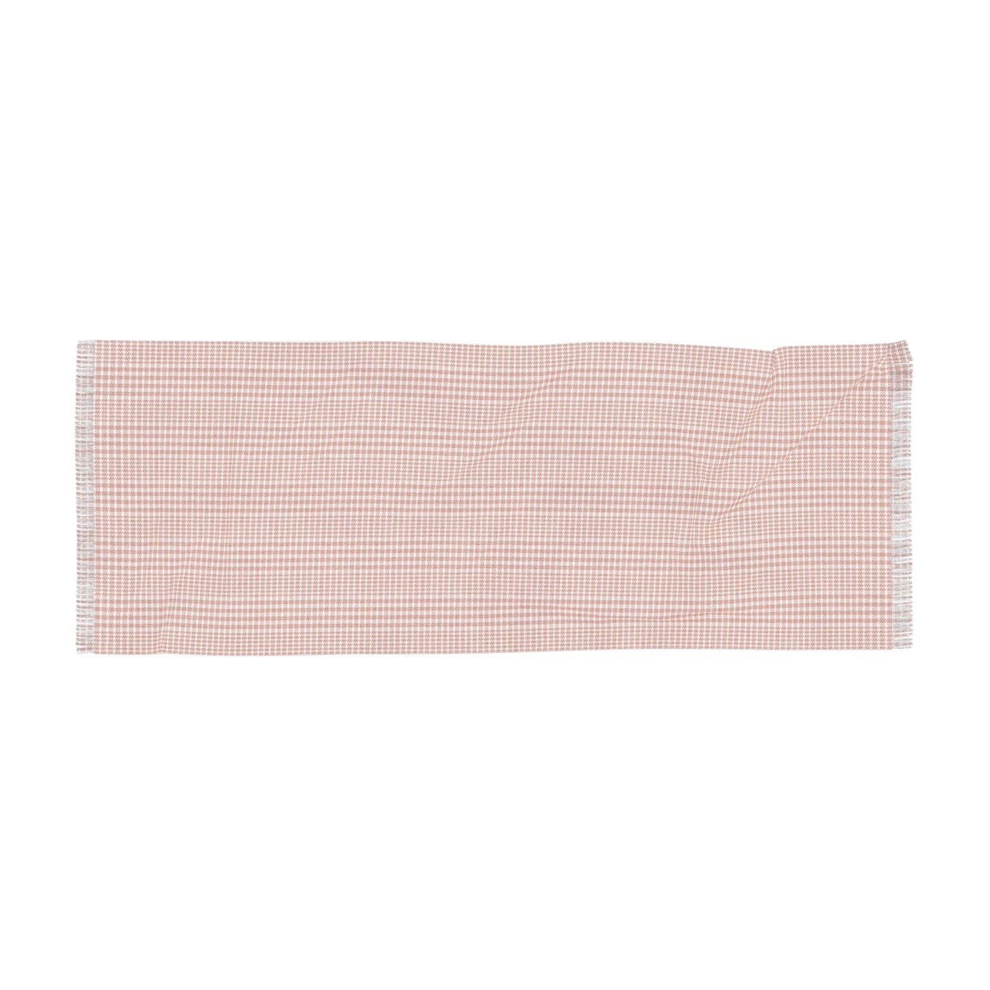 Scarf | Dark Orange & White | Tweed