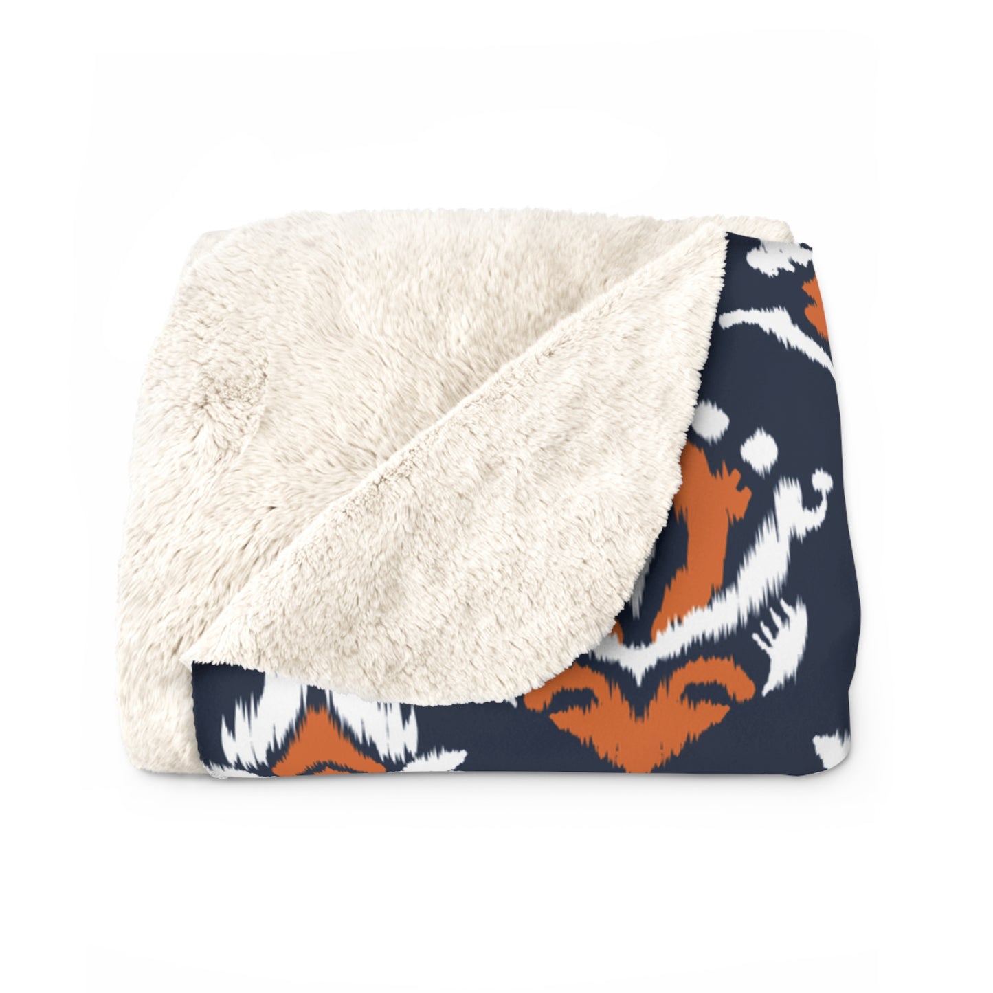 Sherpa Fleece Blanket | Auburn, Alabama | Ikat
