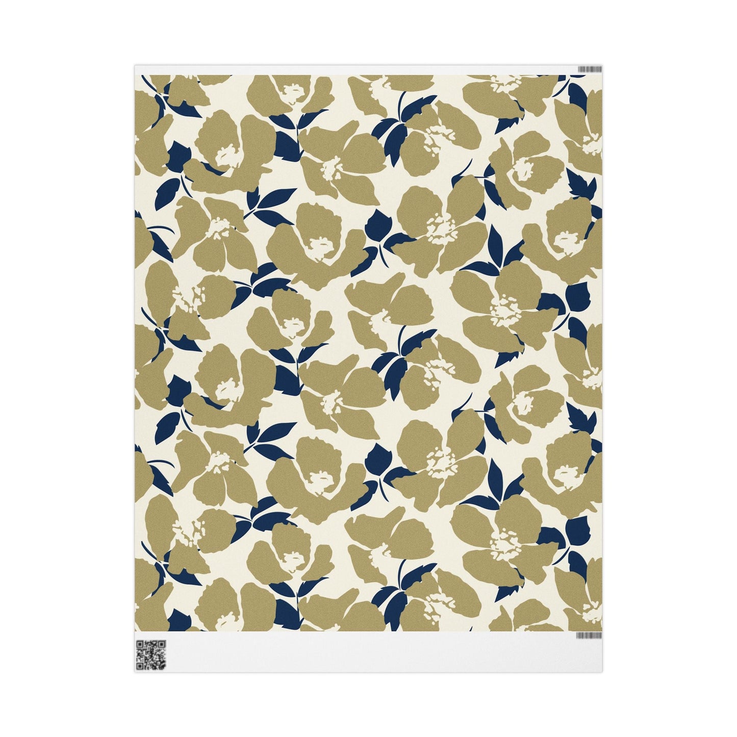 Gift Wrap | Blue & Gold | Poppy