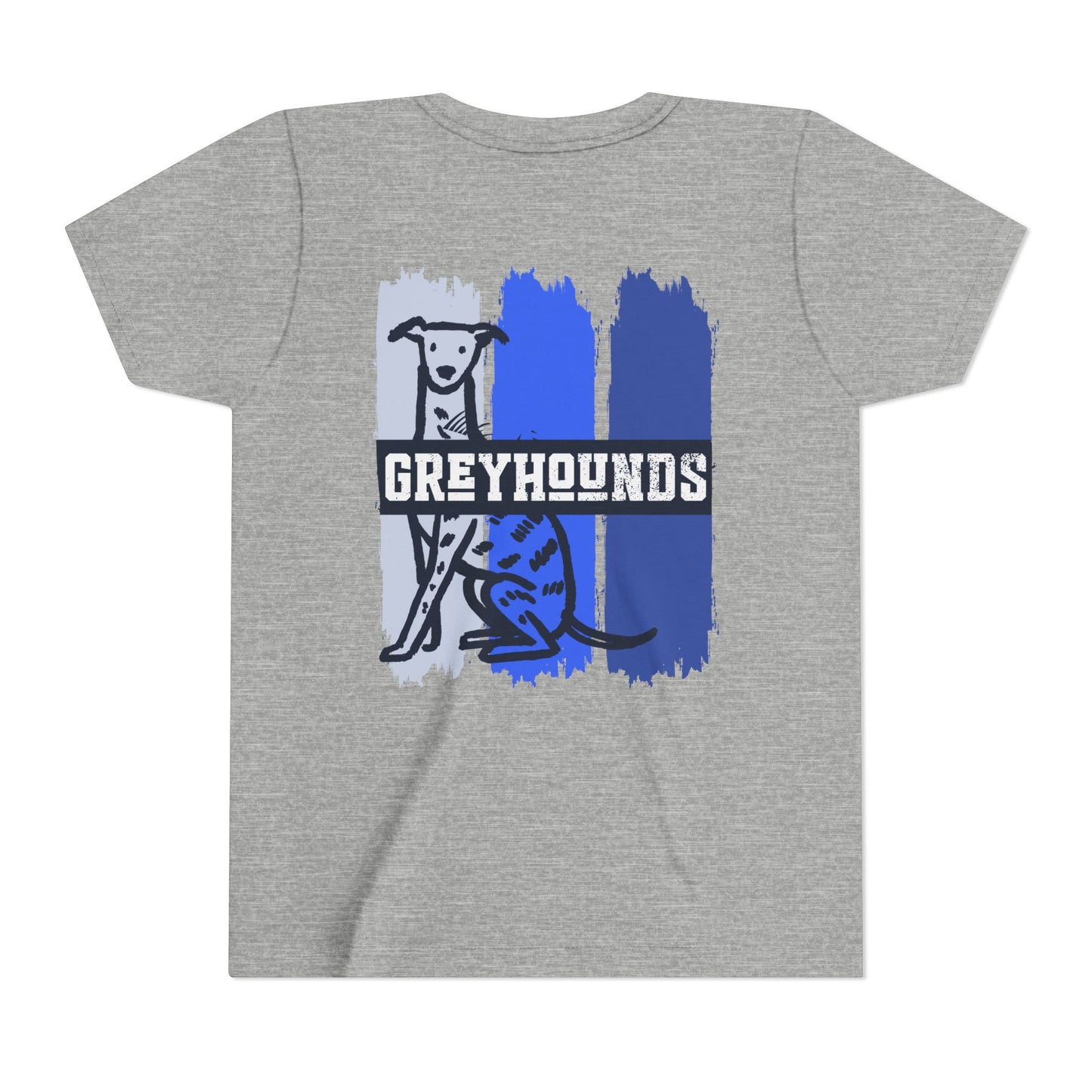 Youth Tee | Greyhounds | Blue Paint
