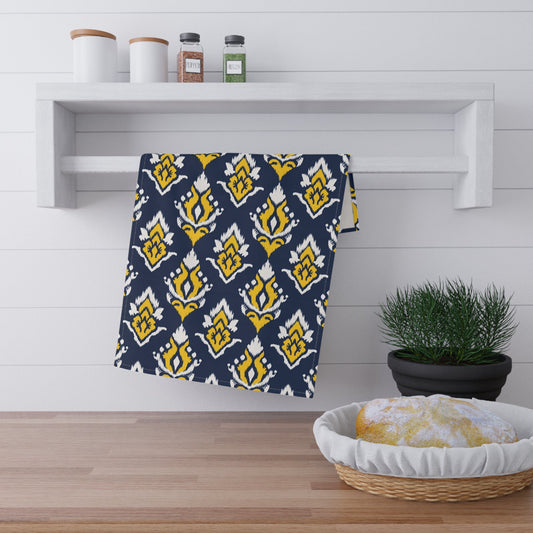 Tea Towels | Yellow & Blue | Ikat